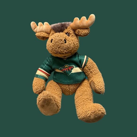 Minnesota Wild Forever Collectibles NHL Jersery Moose Plush 8” - Picture 5 of 6
